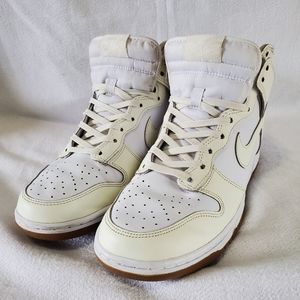 Nike Dunk High Sail Gum White Women's Size 9 / Men's 7.5